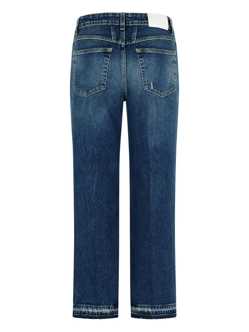 Closed Milo distressed frayed jeans - Blauw