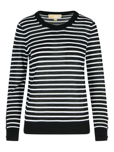 Michael Michael Kors striped ribbed sweater