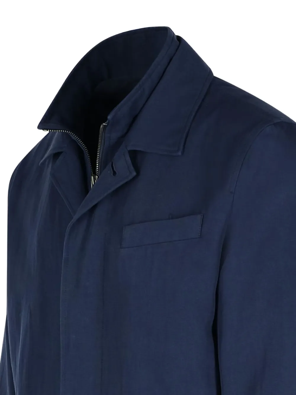 Fay Jack met dubbele kraag en ritssluiting Blauw