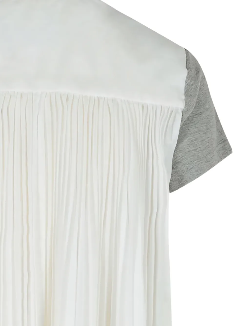 sacai Katoenen T-shirt Grijs