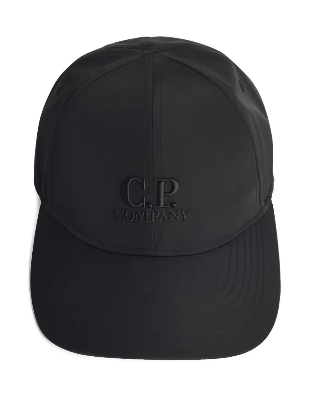 C.P. Company Pet met geborduurd logo Zwart