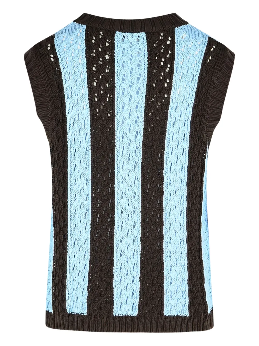 Laneus striped knitted vest | Vests & Tank Tops | Image 2