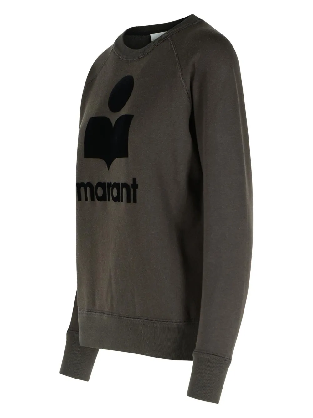 ISABEL MARANT Sweater met logoprint en raglan mouwen Zwart