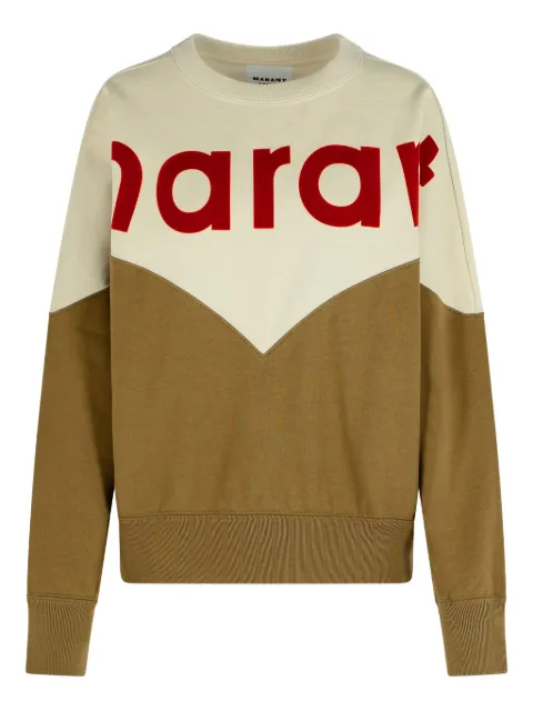 ISABEL MARANT Houston two-tone logo sweatshirt