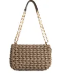 Michael Michael Kors woven chain shoulder bag - Neutrals