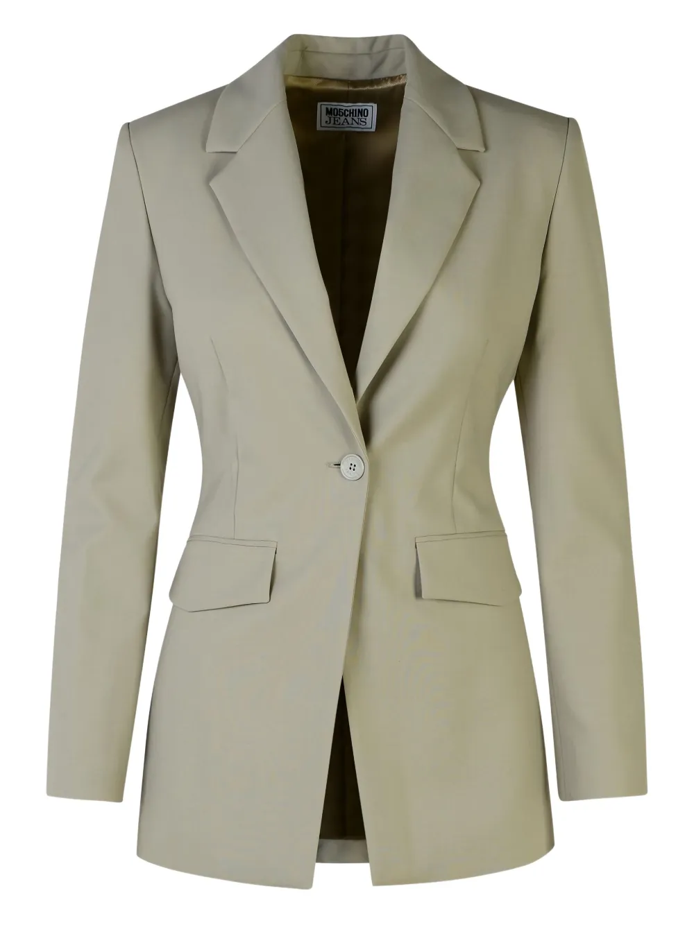 MOSCHINO JEANS Blazer met enkele rij knopen Grijs