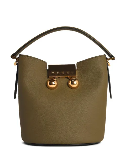 Marni Trunkaroo leather bucket bag