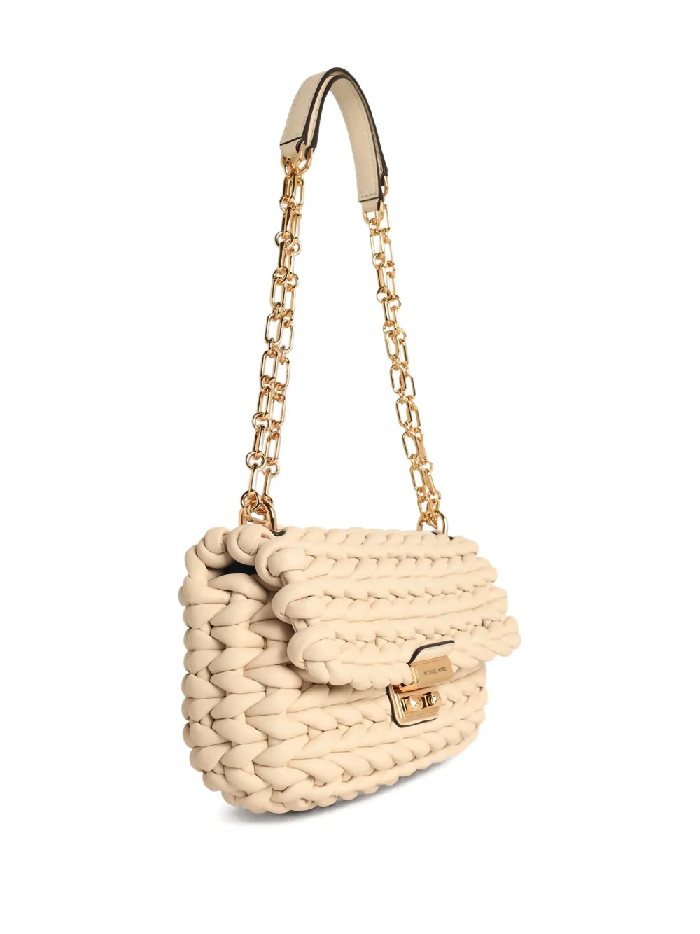 Michael Michael Kors braided chain-strap shoulder bag - Beige