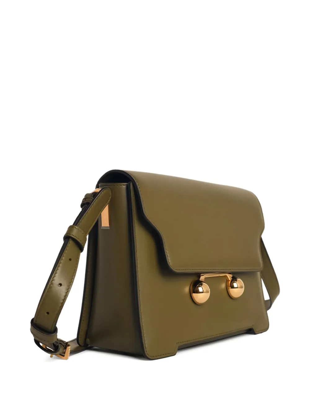 Marni Trunkaro medium leren schoudertas Groen