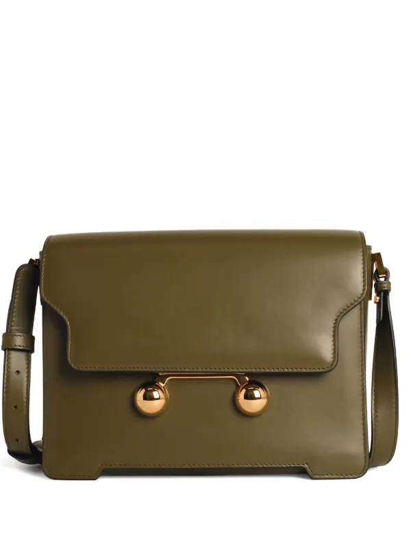 Marni Medium Trunkaroo Shoulder Bag in Green