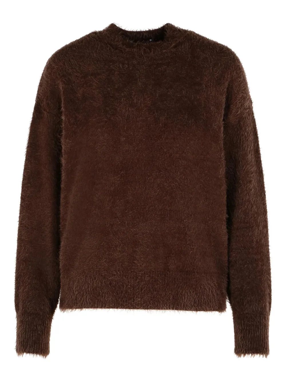 MOSCHINO JEANS crew-neck logo sweater | Brown | Image 1