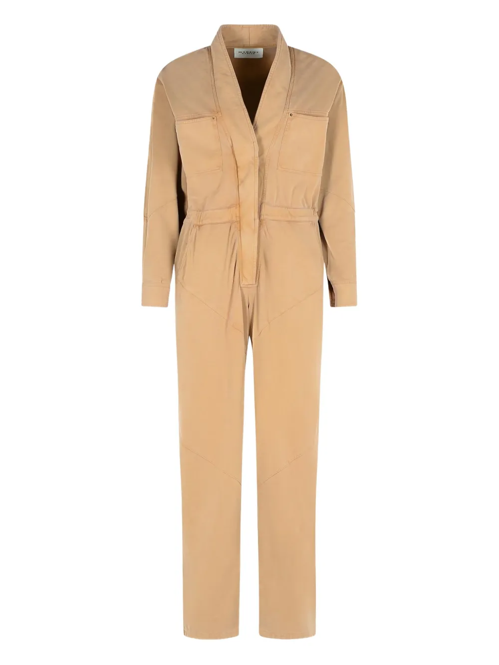 ISABEL MARANT Remady katoenen jumpsuit Bruin