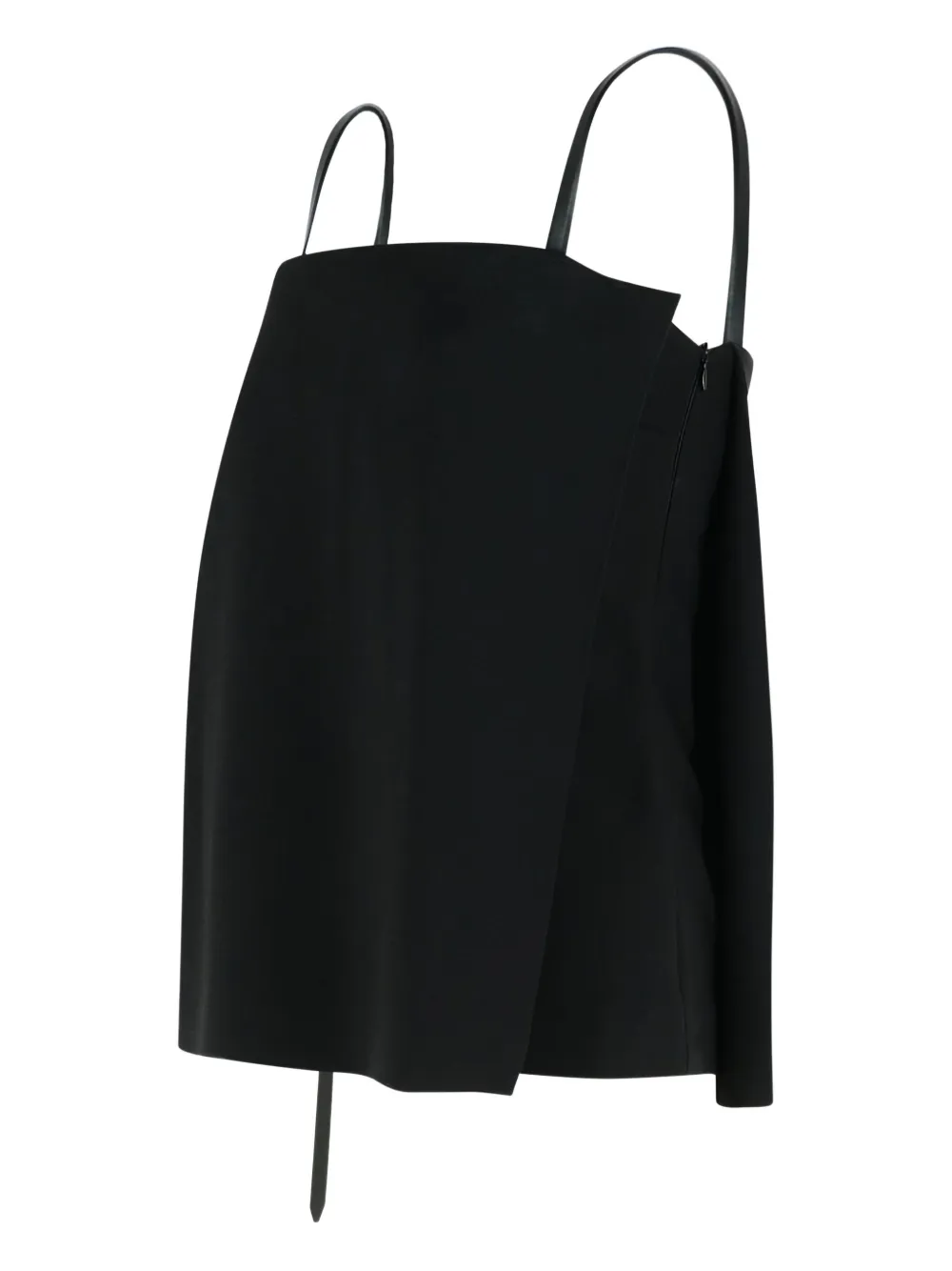 Sportmax Asymmetrisch top met bandje Zwart
