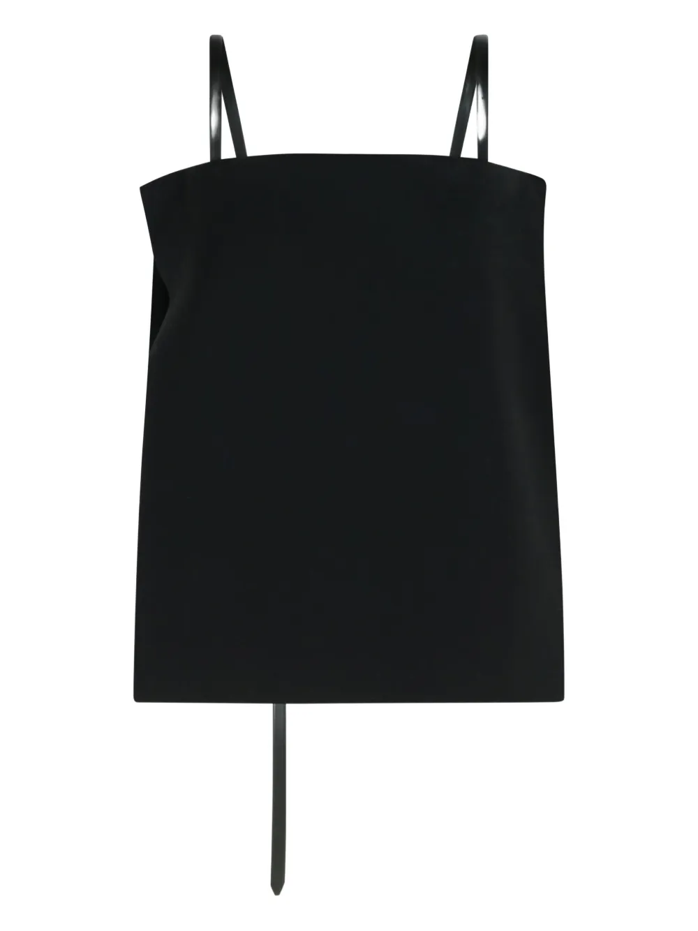 Sportmax Asymmetrisch top met bandje Zwart