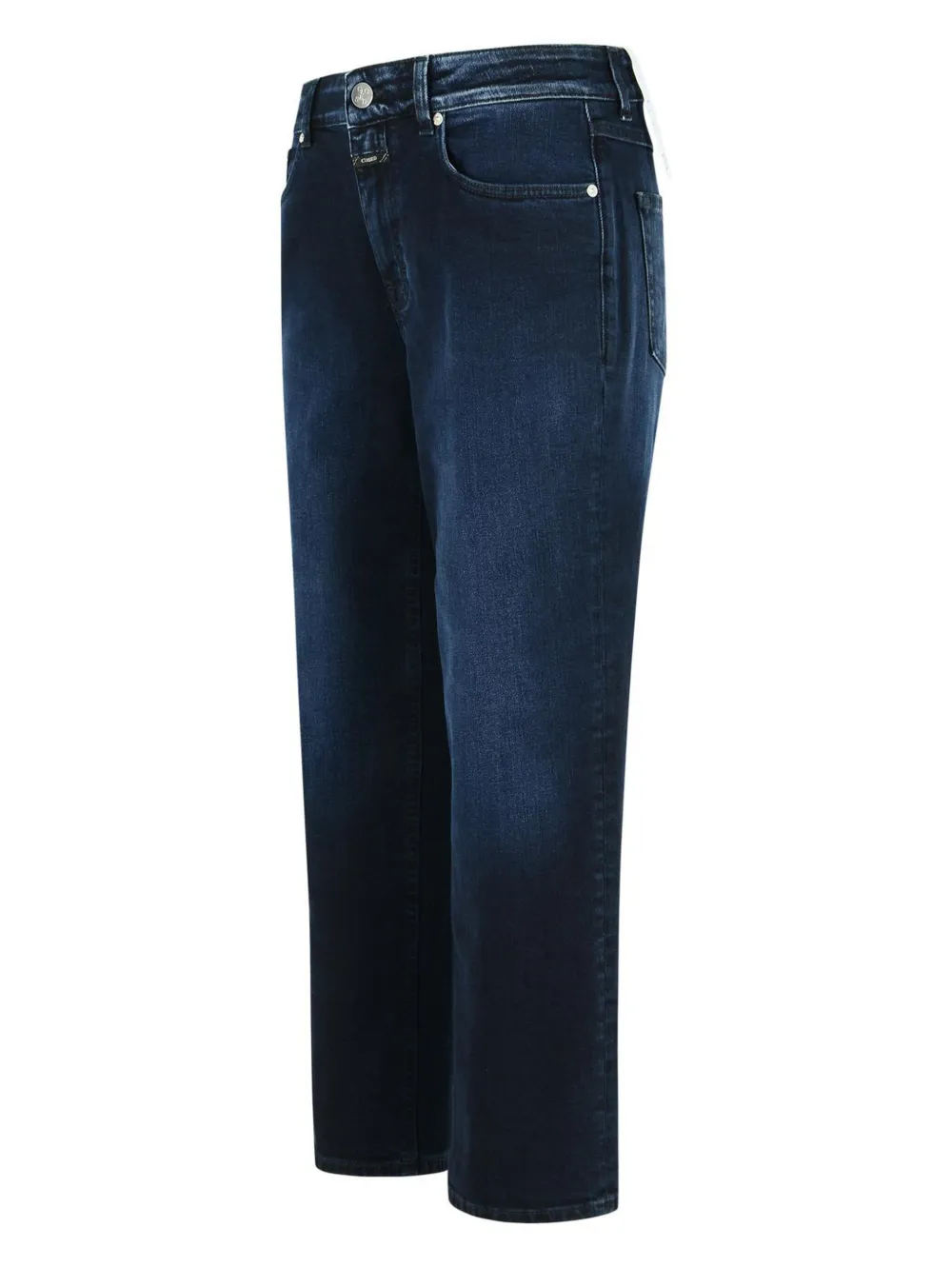 Closed five-pocket button jeans - Blauw