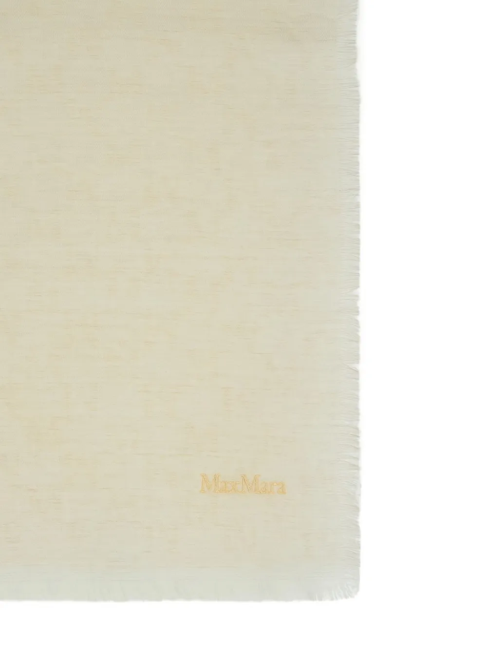 Max Mara fringed scarf - Beige