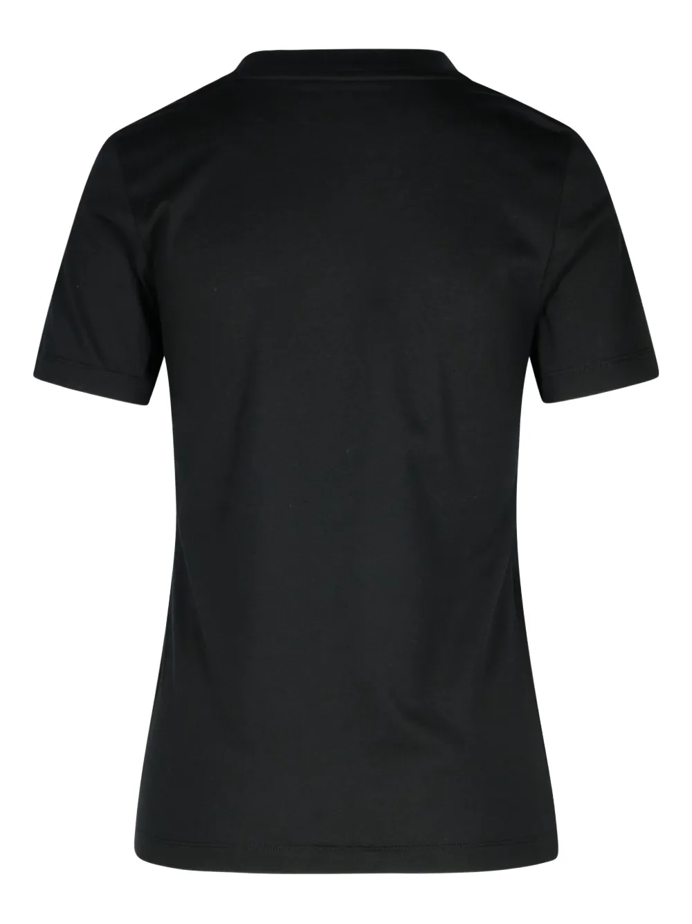 Moncler T-shirt met kristallen logo Zwart