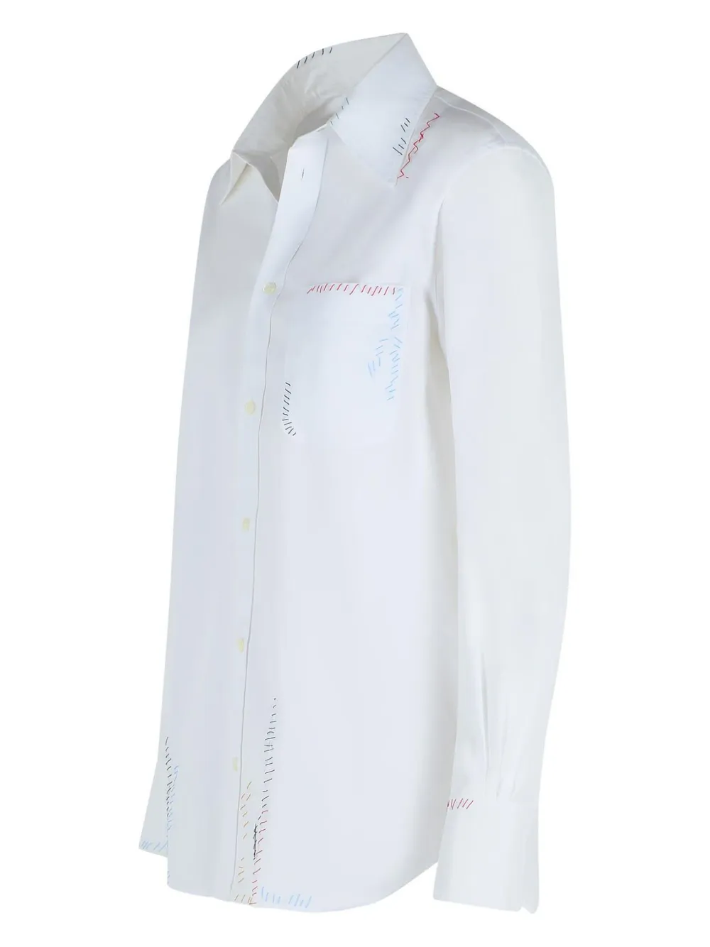 Marni Blouse met borduurwerk Wit
