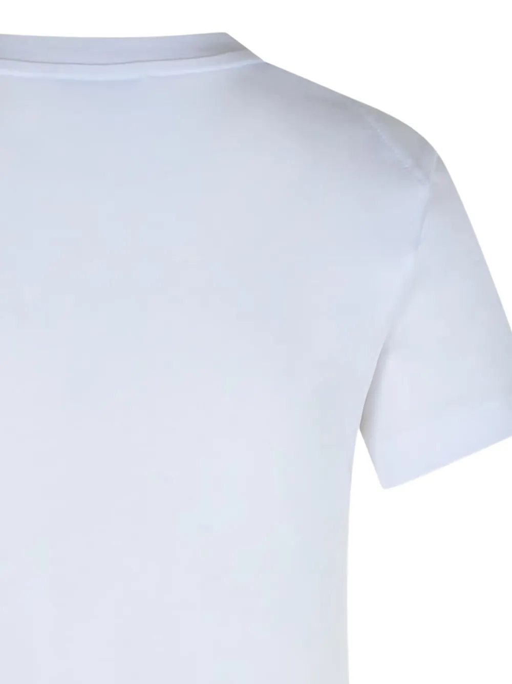 MOSCHINO JEANS Katoenen T-shirt met logoprint Wit