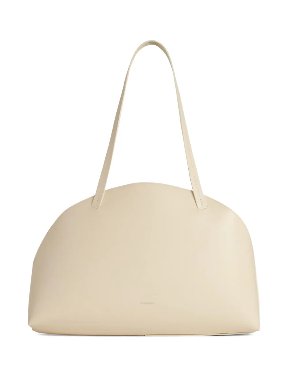 Jil Sander Curve Media schoudertas Wit