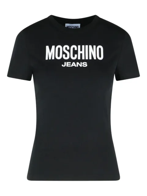 MOSCHINO JEANS logo-print cotton T-shirt
