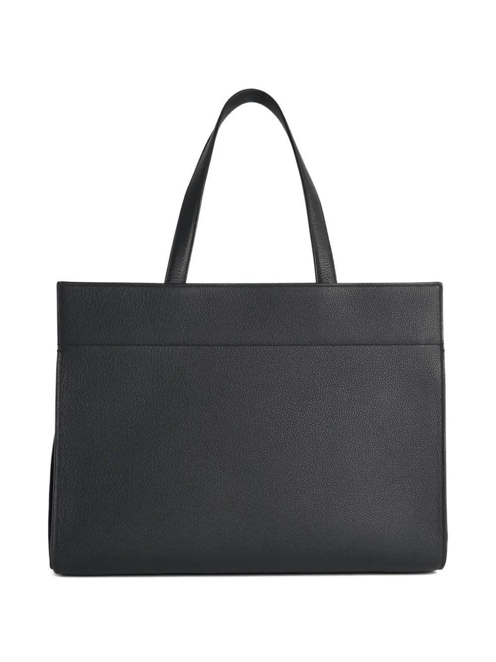 KHAITE double-handle shoulder bag - Zwart