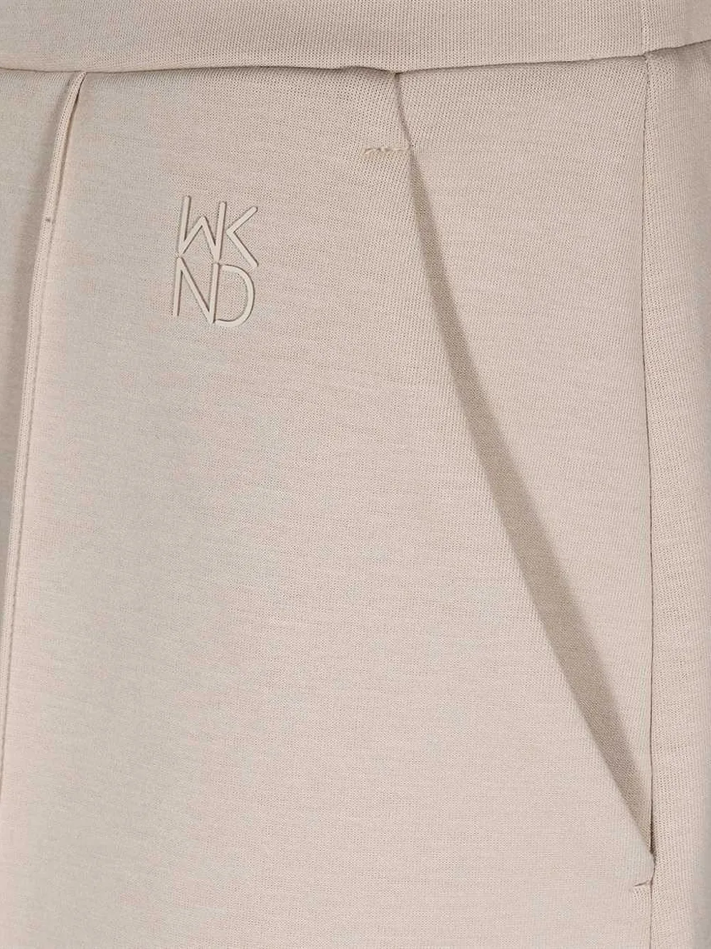 Weekend Max Mara embroidered-logo trousers Roze
