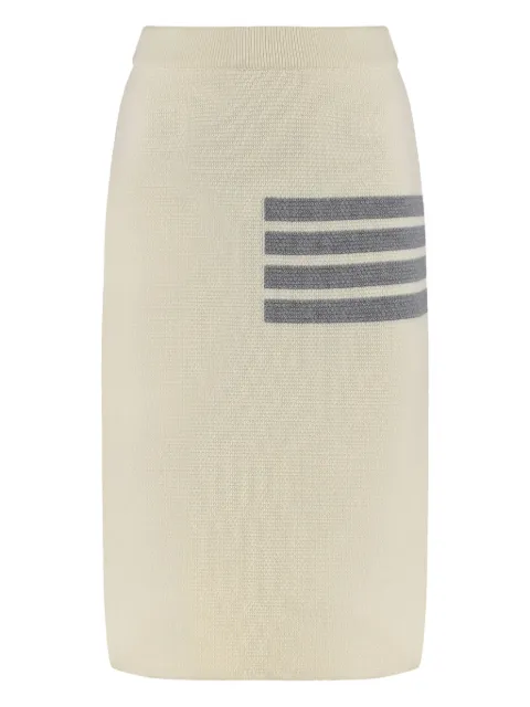 Thom Browne 4-Bar stripe knit skirt