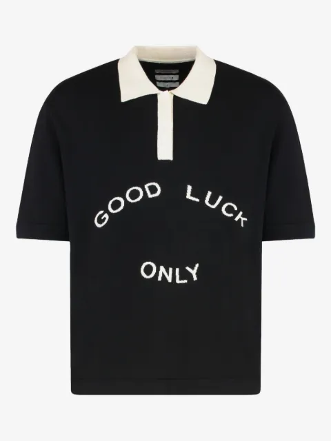 MR. SATURDAY short-sleeve embroidered polo shirt