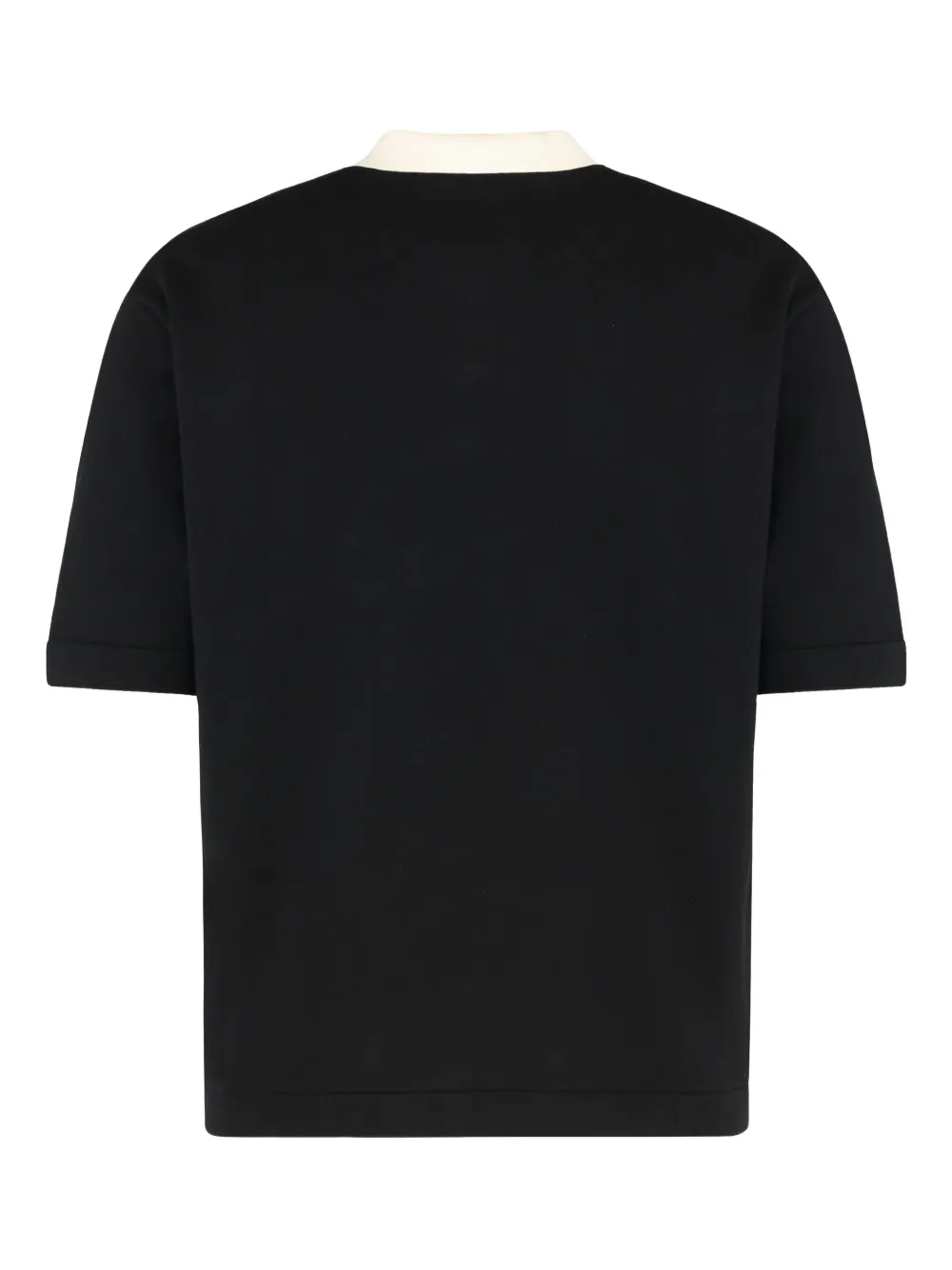 MR. SATURDAY short-sleeve embroidered polo shirt - Zwart