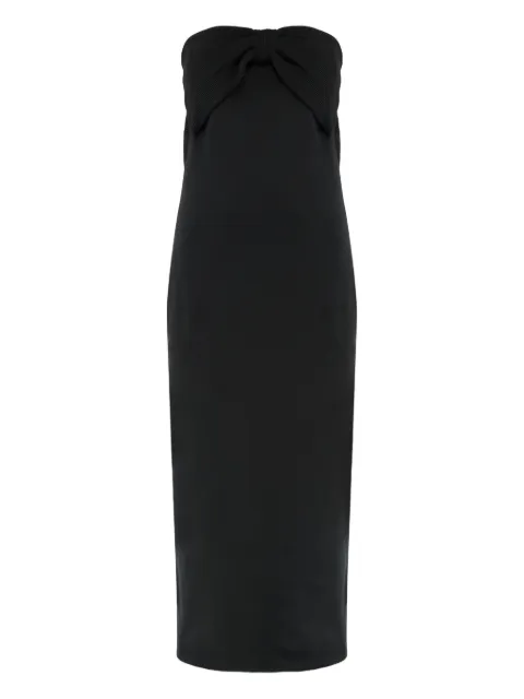Chloé bow-detailed midi dress