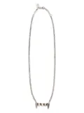 Perks And Mini fangs pendant necklace - Silver
