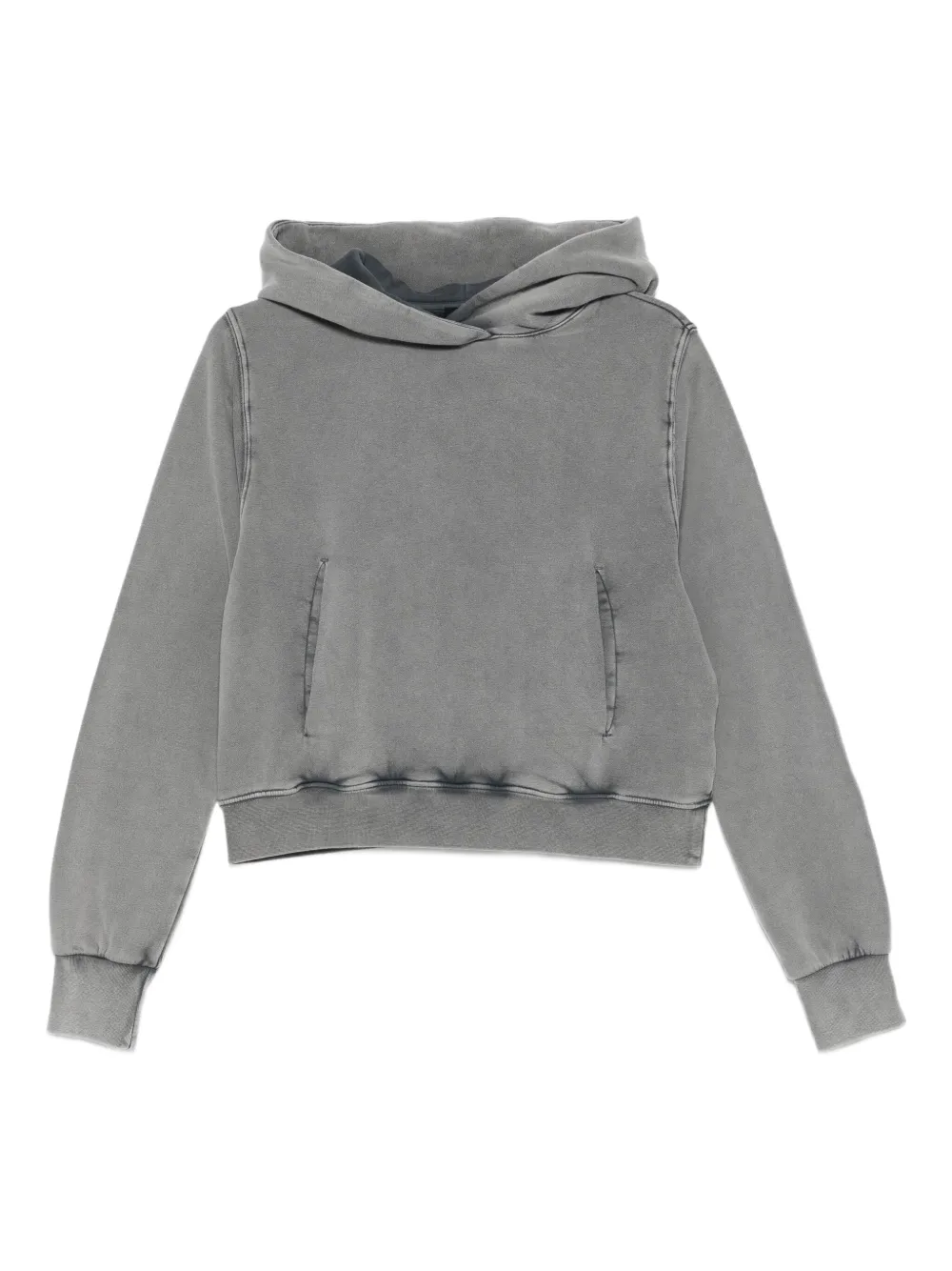 Thom Krom pocket hoodie | Grey | Image 1