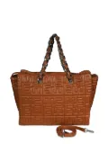 Ermanno Scervino quilted chain-handle tote bag - Brown