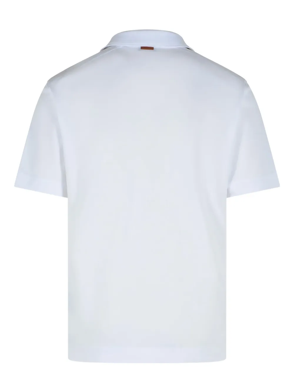 Zegna Poloshirt met opgestikte zak Wit