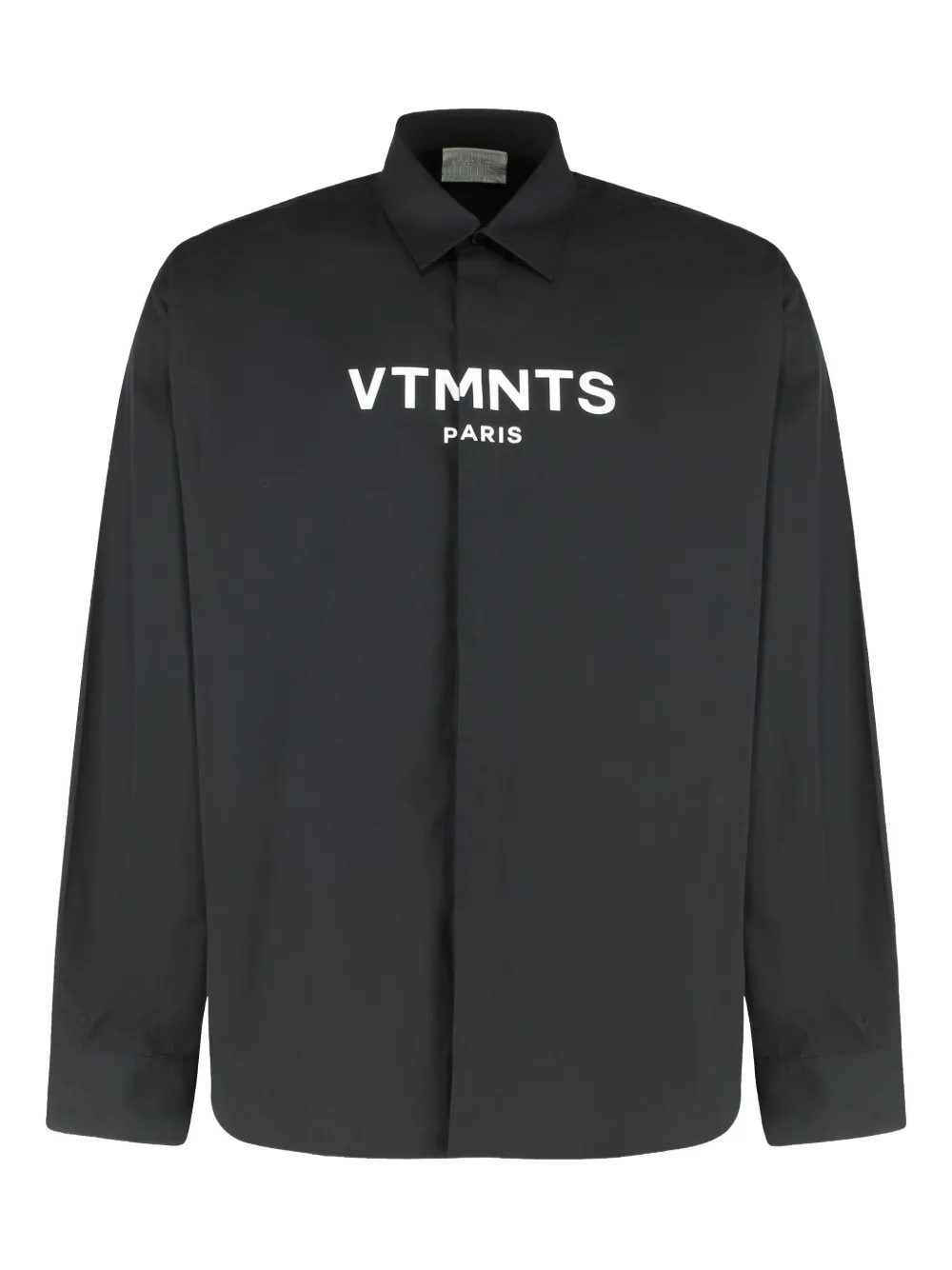 VETEMENTS camisa con logo estampado | negro | Image 1