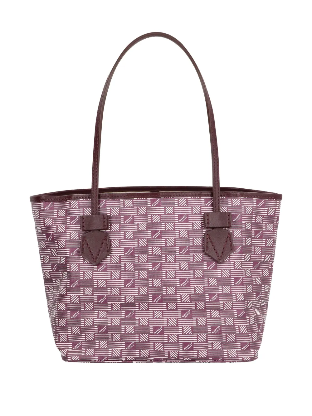 Moreau Saint-Tropez printed-canvas hook-fastening tote bag - Rood