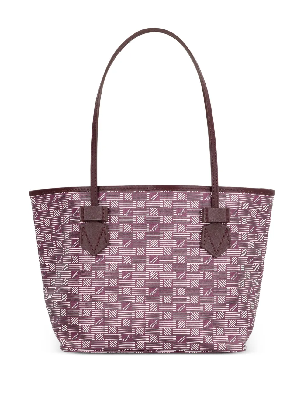 Moreau Saint-Tropez printed-canvas hook-fastening tote bag - レッド Moreau Saint-Tropez printed-canvas hook-fastening tote bag - レッド