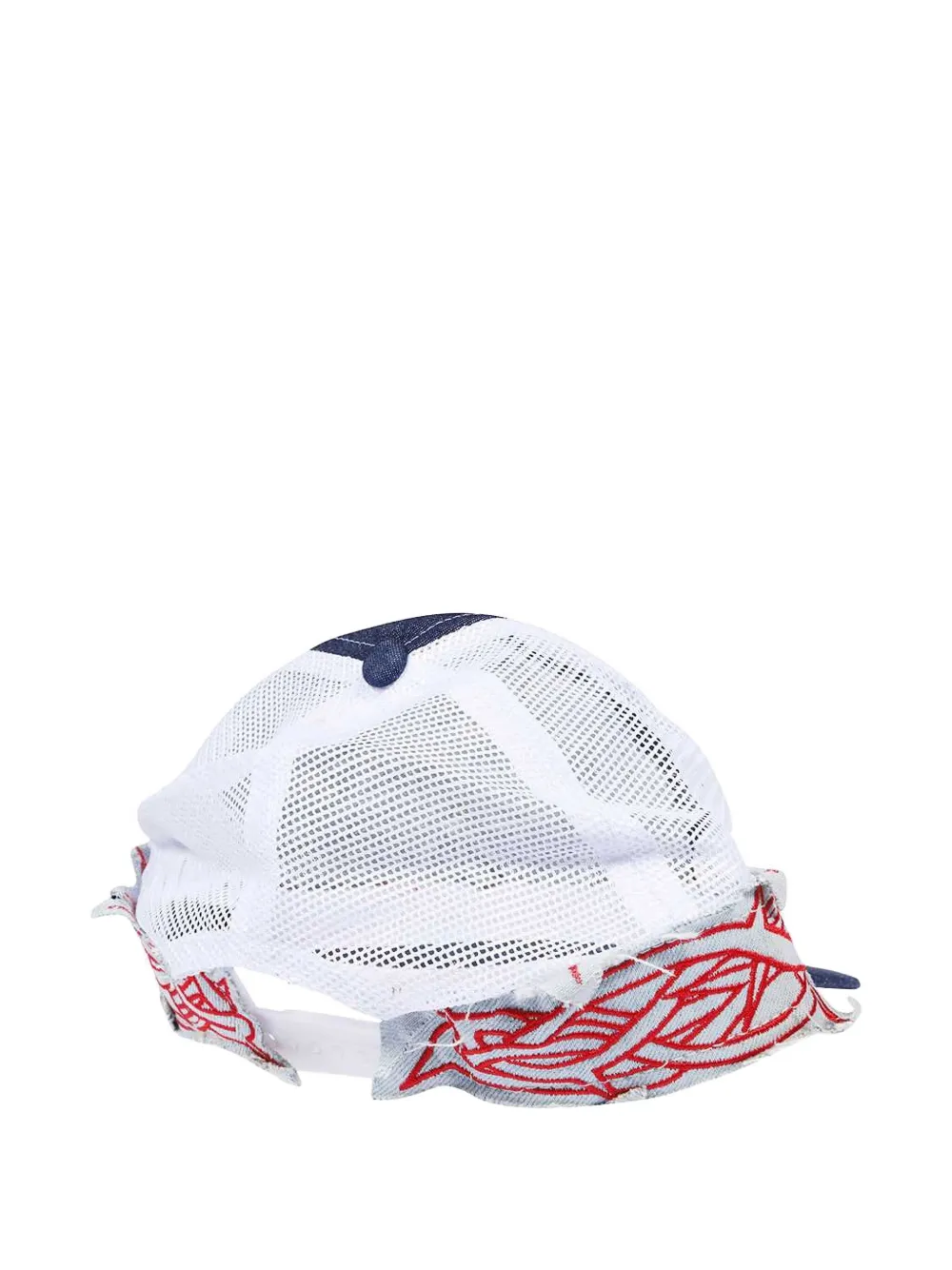 Who Decides War star-embroidered trucker cap - Blauw