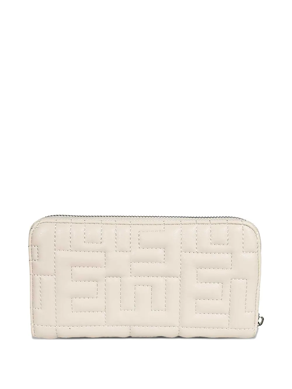 Ermanno Scervino quilted geometric zip-around wallet - Beige