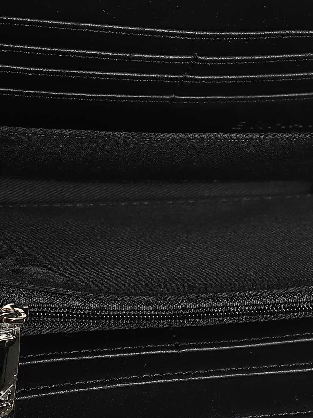 Ermanno Scervino Gewatteerde portemonnee met rits Beige