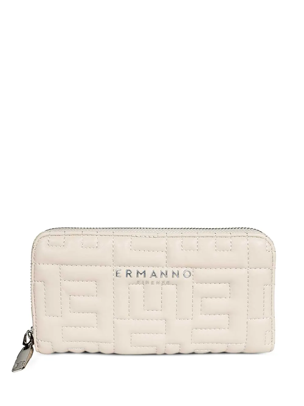 Ermanno Scervino Gewatteerde portemonnee met rits Beige