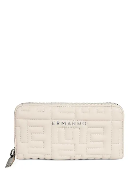 Ermanno Scervino quilted geometric zip-around wallet