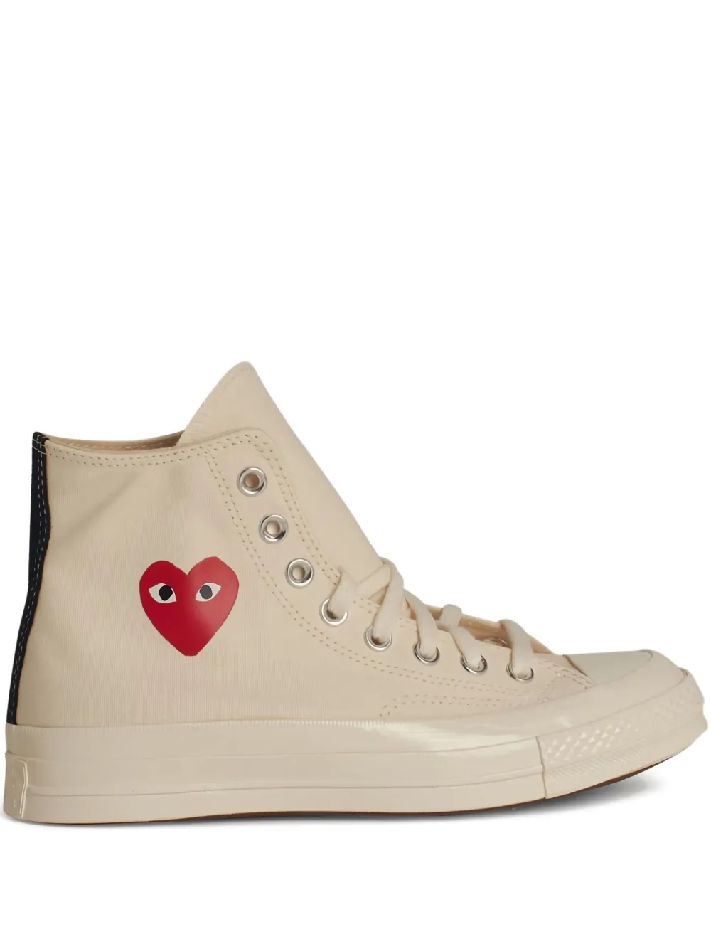 Comme Des Garçons Play x Converse logo-heart high-top trainers Neutrals