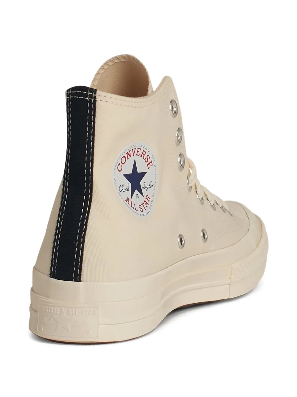 Comme Des Garçons Play x Converse logo-heart high-top trainers Neutrals