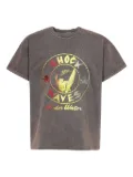Who Decides War embroidered-shock-waves T-shirt - Grey