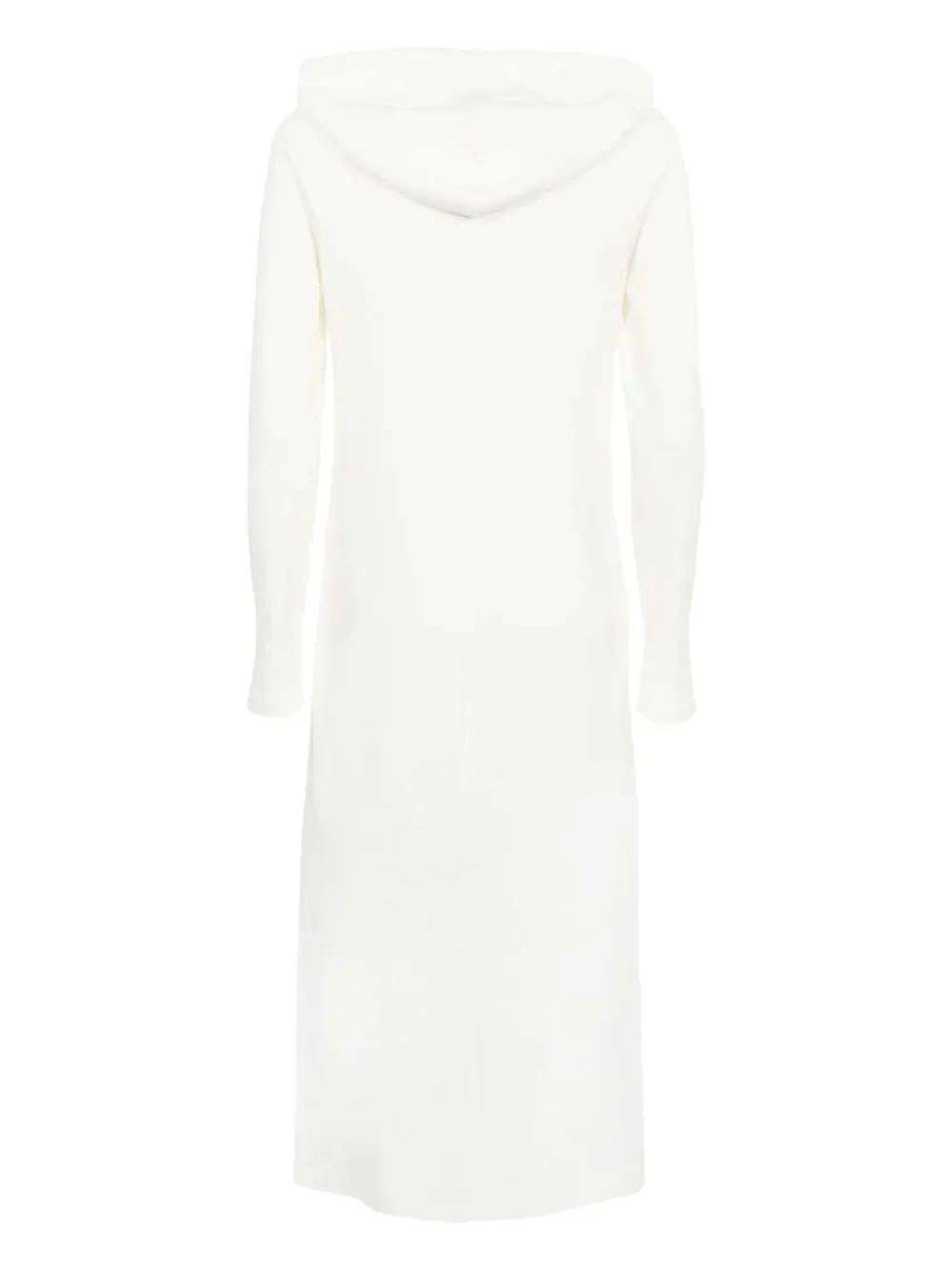 Max Mara hooded long-sleeve maxi dress - Wit
