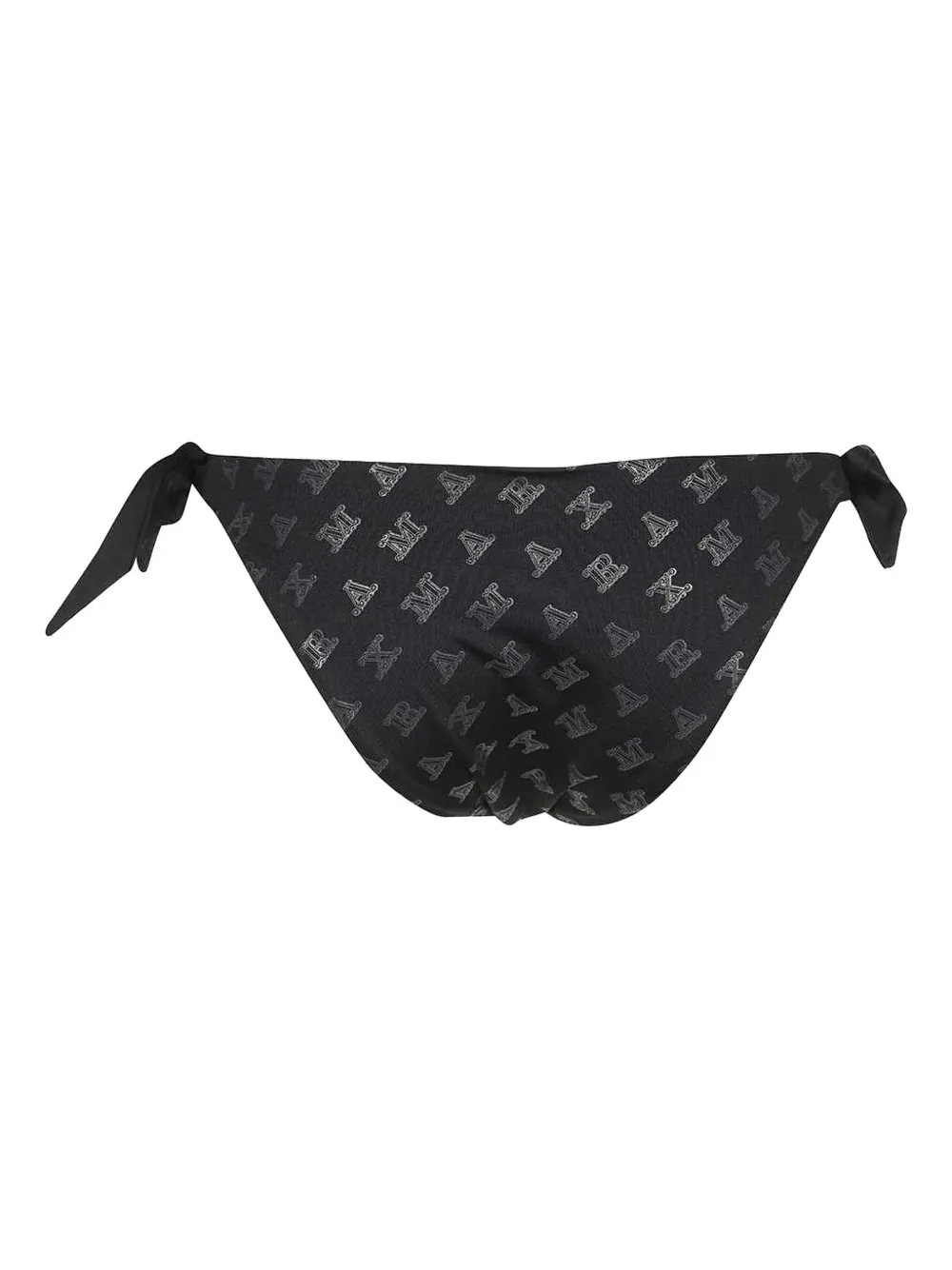 Max Mara logo-print tie-side bikini bottom Zwart