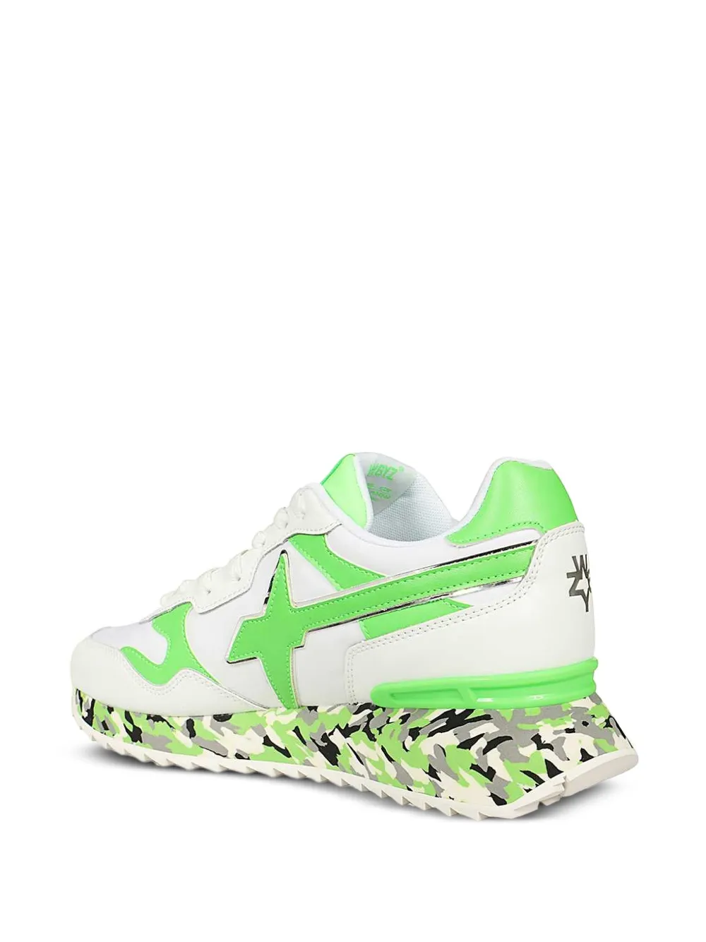 W6YZ Camouflage leren sneakers Wit