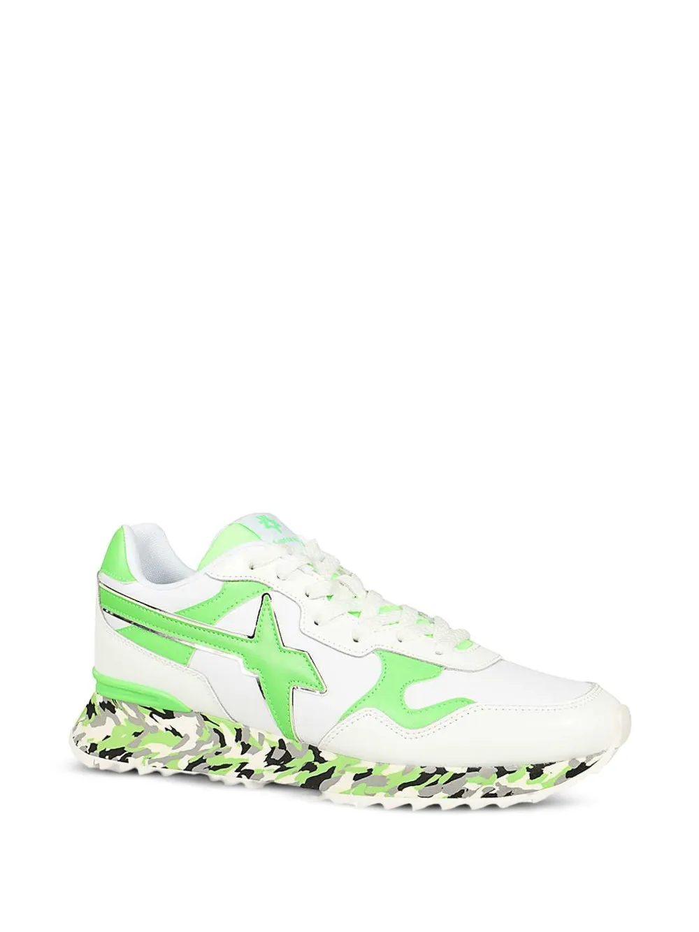 W6YZ camouflage leather sneakers | Low-Tops | Image 2